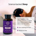 NEUROHACKER COLLECTIVE Qualia Night Sleep Aid | Non-Habit Forming | Science-Backed Supplement for Deep Refreshing Sleep | Melatonin-Free, Vegan,