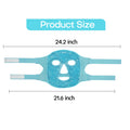 ZNÖCUETÖD Cold Face Eye Mask Ice Pack Reduce Facial Puff, Dark Circles, Hot Cold Compress Pack, Face SPA Gift for Woman Sleeping, Pressure,