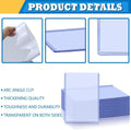 Vmiapxo 50 Pack 4" X 6" Hard Plastic Card Sleeves, Waterproof Postcard Photo Holders Collector Trading Sports Baseball Cards Protectors Clear
