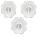 DANCO Tub Drain Protector Hair Catcher | Strainer | Bathtub Drain Snake, Snare and Auger | Hair Drain Clog Prevention | 3-Pack (10876), White