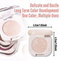 Glitter Shimmer Sparkle Eyeshadow Palette Makeup for Green Blue Eyes, Pearl White Silver Glitter Shimmer Metallic Holographic Multichrome Cream