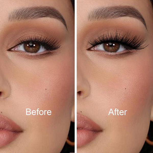 False Eyelashes 14mm Faux 3D Mink Lashes Natural Look Cat Eye Wispy Lashes Pack by Kiromiro, 14 Pairs Cat Eye A01
