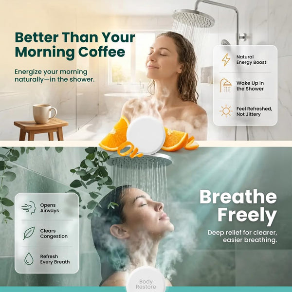 BodyRestore Shower Steamers Aromatherapy, Self Care Gifts, Calm 15 Pack | Birthday Gifts for Women & Men, Spa Relaxation & Stress Relief Sleep