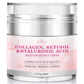 Face Moisturizer for Aging Skin: Wrinkle Cream for Older Women and Men 50 and 60 plus with Retinol, Collagen and Hyaluronic Acid – Facial