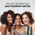 Waterproof Eyeliner Stamp - 2 Wingliner Black Make up Pens, Vamp Style Wing, Smudgeproof & Sweatproof, Perfect Cat Eye Look, Long Lasting Liquid