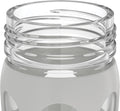 Lifefactory 22-Ounce Active Flip Cap Glass Water Bottle, 22Oz, Cool Grey