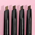 Wet N Wild Ultimate Eyebrow Retractable Definer Pencil, Medium Brown, Dual-Sided Brow Brush, Fine Tip, Shapes, Defines, Fills Brow Makeup