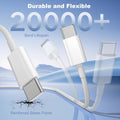 Car Carplay Cable for iPhone 17 Pro Max/Air/16/15 Pro Max/Plus/16e Cables,2Pack USB A to USB C for iPhone USB C Cord,USB C Cable for iPad Pro/iPad