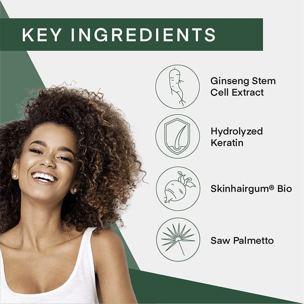 Cel Microstem Natural Hair Thickening Shampoo & Conditioner Set (2 x 8 fl oz) – Stem Cell Anti Thinning Shampoo – Professional Grade Biotin –