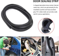 DGSL Car Weather Stripping, 20Ft Automotive Door Seal Strip with Side Bulb Rubber Seal for Cars, Boats, Trucks, RVs