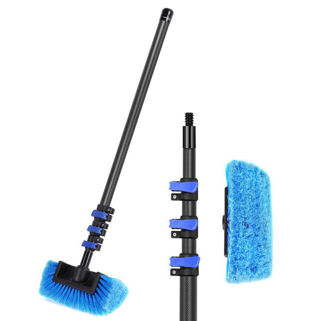 DOBEN Car Wash Brush Head, Soft Bristle Cleaning Brush for Truck Auto RV Boat Camper Exterior House Siding Washing Clean
