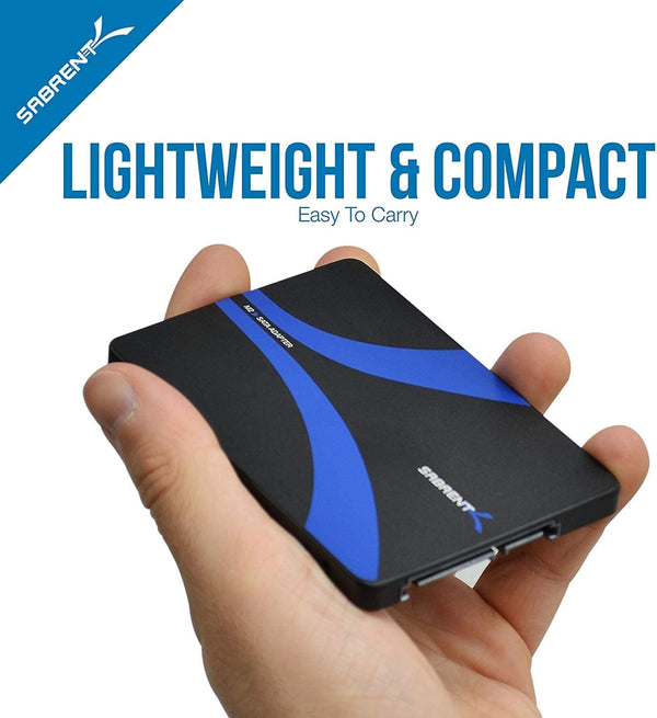 SABRENT M.2 SATA SSD to 2.5 Inch SATA III Aluminum Enclosure Adapter (EC-M2SA) [Not NVMe] M.2 to SATA