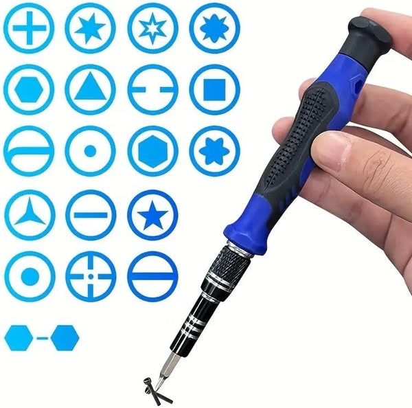 Screwdriver Sets 142-Piece Electronics Precision Screwdriver with 120 Bits Magnetic Repair Tool Kit Compatible For iPhone, MacBook, Computer,