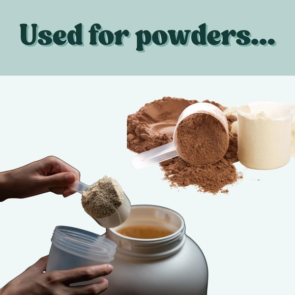 1/2 Cup (4 Oz. | 118.4 mL) Long Handle Plastic Measuring Scoop for Coffee, Protein Powder, Pet Food, Spices, Grains, Dry Goods – Food-Grade