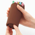 LIHITLAB PuniLabo Stand Up Pen Case (Pen Holder) Calico Cat Medium: 2.4x7 Inch