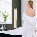 Inmorven Natural Loofah Exfoliating Back Scrubber for Shower Set (40 inch), Loofah for Men Women Sponge Pads & Body Sponge Scrubber, Deep Clean &