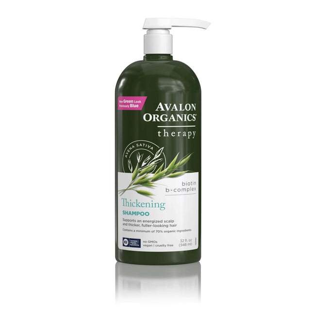 Avalon Organics Therapy Biotin B-Complex Thickening Shampoo, 32 Oz