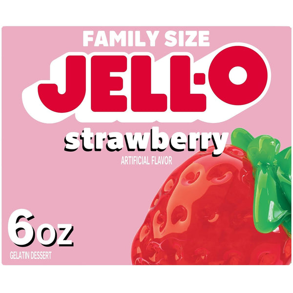 Jell-O Variety Pack Orange Cherry Lime Strawberry Raspberry 6 Oz (5-Pack)