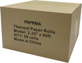 2 1/4'' x 50' Thermal Receipt Paper 50 Rolls, 2.25x50ft Receipt Roll Cash Register Paper - For Credit Card Machine POS Terminal Clover Mini