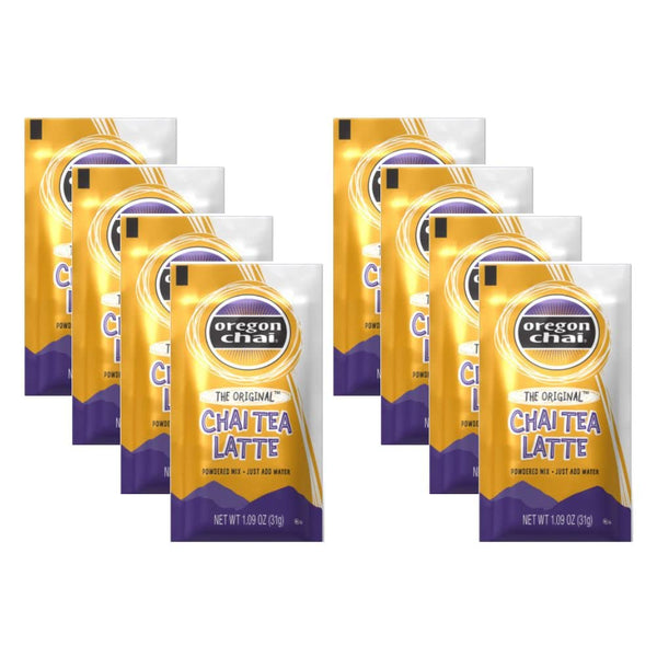 Oregon Chai Original Dry Chai Latte Mix, 8 Count (Pack of 1) ORIGINAL 8 Count (Pack of 1)