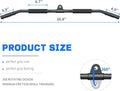 39.4'' Lat Pull Down Bar with Swivel, Non-Slip Lat Pulldown Attachments for Cable Machine LAT Pull Down Machine, Lat Pulldown Bar Cable Machine