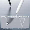 ACEES Gel Pens, 6 Pcs 0.5mm Fine Point Black Ink Pen With Smooth Writing, Office Desk Accessories, School Writing Supplies Gifts for Men Women,