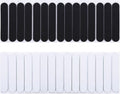 30PCS Hat Size Tape, Hat Size Reducer Inserts, Hats Reducing Tapes, Foam Reducing Self Adhesive Tape for Hats (Black and White), Hard Hats Accessories