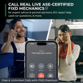 FIXD Bluetooth OBD2 Scanner - Car Diagnostic Check Engine Code Reader | Value 3-Pack | iPhone/Android compatible | Automotive scan tool for