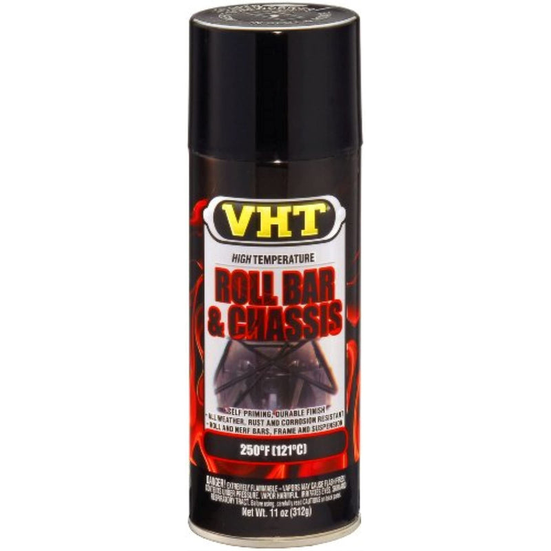 VHT SP670 Roll Bar and Chassis Paint – Gloss Black Spray Paint – 11 oz Aerosol Can