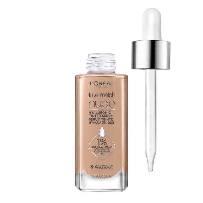 L'Oreal Paris True Match Nude Hyaluronic Tinted Serum Foundation with 1% Hyaluro
