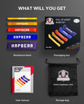 HAPBEAR Pull Up Assistance Bands - Pull Up Bands - Resistance Bands - Exercise Bands Resistance Bands Set - Workout Bands for Working Out,