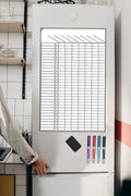 Multi-use Magnetic to-Do List Board Chore Chart List Goal Planner Task Habit Tracker Monthly Weekly Daily Homework Child Calendar Family Wedding