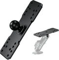 BRCOVAN 1'' Ball Fish Finder Mount, Aluminum Alloy Universal Marine Electronic Plate, Fit for RAM Mounts B Size 1 Inch Ball Double Socket Arm, Fit