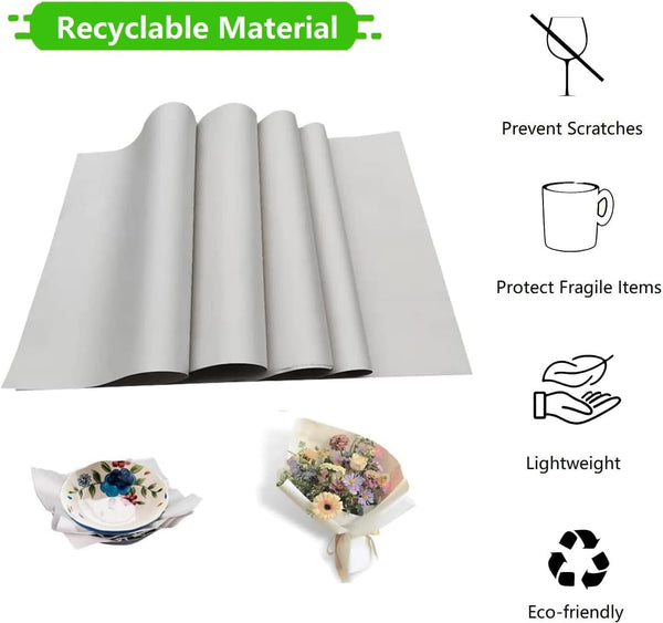 Newsprint Packing Paper Sheets for Moving, Shipping, Box Filler, Wrapping and Protecting Fragile Items 1.3 Lbs (50 Sheets, 26” x 15”) 50 Sheets