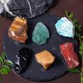 3 lbs Bulk Rough Madagascar Stones Mix - Large 1" Natural Raw Stones Crystal for Tumbling, Cabbing, Fountain Rocks, Decoration,Polishing, Wire