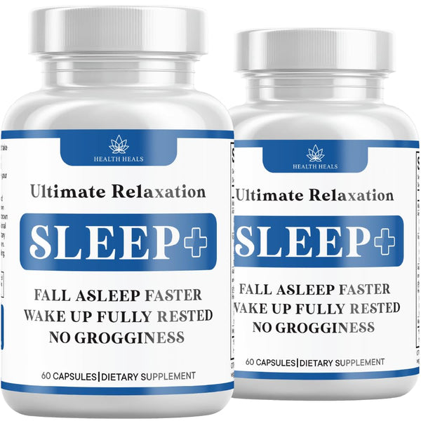 Relaxation Sleep Aid, Natural Non-Habit Forming, Sleep Supplement Developed to Support for Longer & Better Sleep, Chamomile, Magnesium, Melatonin,