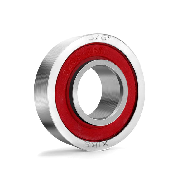 XiKe Flanged Ball Bearings ID 5/8" x OD 1-3/8", 10 Pcs | Applicable for Lawn Mower, Wheelbarrows, Windwill, Wagon, Carts & Hand Trucks Wheel