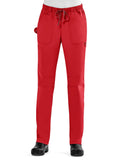 Maevn Women's Blossom Signature Ladies Adjustable Functional Pants X-Large Red