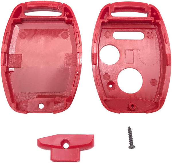2PCS Replacement Key Fob Cover for Honda 2003-2012 Accord 2006-2013 Civic EX 2009-2015 Pilot 2005-2006 CR-V Ridgeline Odyssey Key Fob Case Shell 3