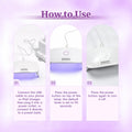 JEWHITENY Poly Extension Gel Nail Kit 14 PCS Poly Gel Kit with Slip Solution and Mini Lamp Nail Art Design Beginner A03