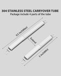 Universal 304 Stainless Steel Carryover Tube for Charbroil 4 Burner Grills