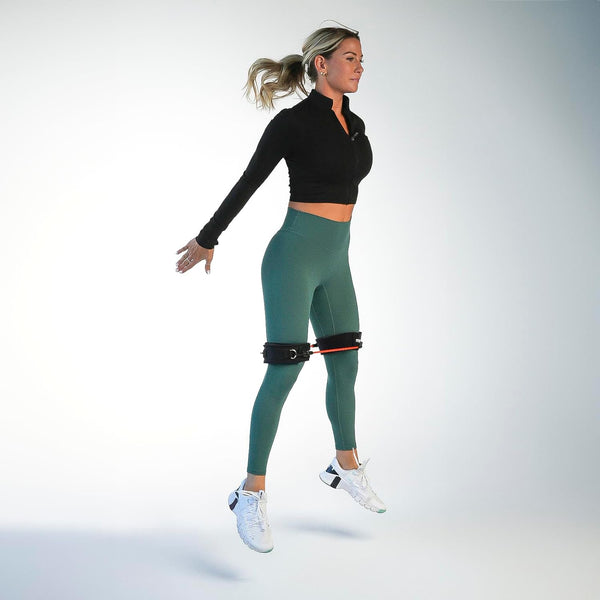 Leg Speed & Agility Resistance Bands - Athletic Performance/Fitness Training for All Ages - 4 Resistance Levels, Stretch Strap, Digital Training