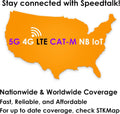 Speedtalk Mobile GSM SIM Card for 5G 4G GPS Trackers - Pet Kid Senior Vehicle Tracking Devices - 30 Day Service| USA Coverage Canada & Mexico Roaming