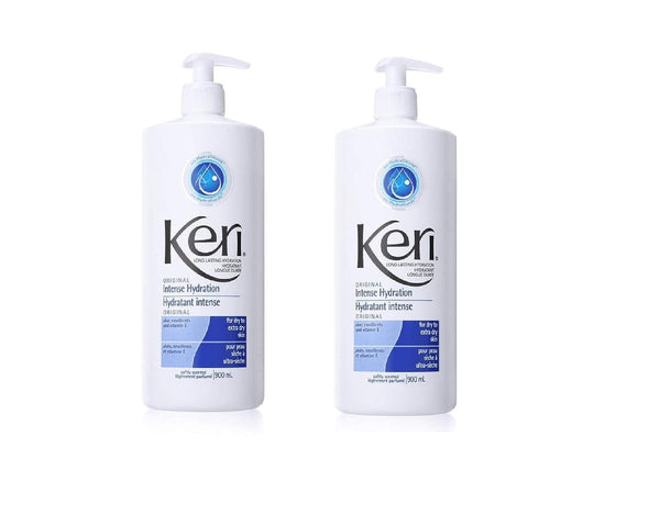 Keri Lotion Original Intense Hydration Softly Scented, 900 mL, 2 Piece Musk 30.43 Fl Oz (Pack of 2)