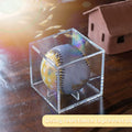 6 Pack Acrylic Baseball Case for Display, UV Protected Baseball Display Cube, Autographed Baseball Clear Display Case, Baseball Display Case for