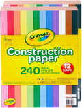 Crayola Construction Paper Bulk Pack (480 Sheets) – 10 Assorted Colors, 9x12, Teacher School Supplies & Classroom Must Haves, Card Making Craft