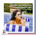 2-Pack Multi-Purpose Inflatable Pool Hammock - Saddle, Lounge Chair, Drifter; Water Hammock Lounge in Light Blue, Navy Blue Navy Blue,Pink