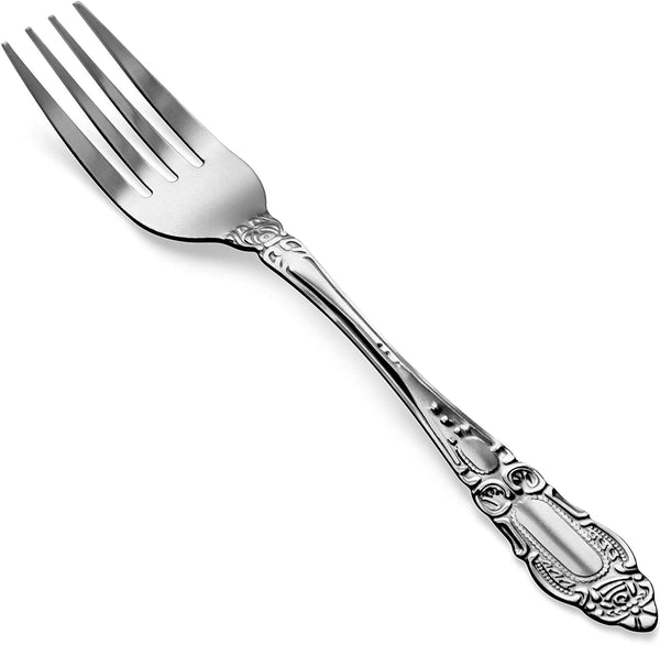 DecorRack 12pcs Dinner Forks, Stainless Steel, 7.5 inches, Flatware, Dishwasher Safe 12 Pack