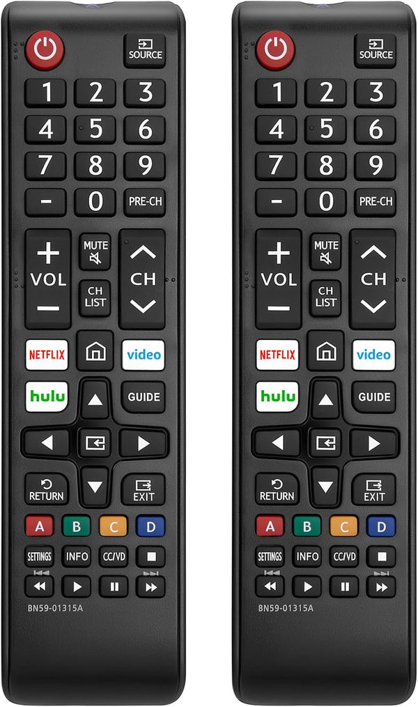 ã€Pack of 2ã€‘ New Universal Remote for All Samsung TV Remote, Replacement Compatible for All Samsung Smart TV, LED, LCD, HDTV, 3D, Series TV