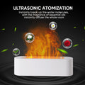 Essential Oil Diffuser, Fireplace Fire Flame Aromatherapy Diffuser, 150Ml Ultrasonic Cool Mist Humidifier, Scent Aroma Diffuser with 7 Colors